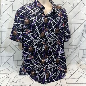 RSVLTS MLBPA Charlie Blackmon Chuck Nazty Colorado Rockies Shirt Mens XL Purple